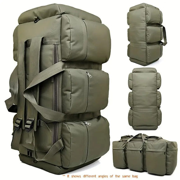 Military Duffel Backpack 80L Outdoor Travel Bag