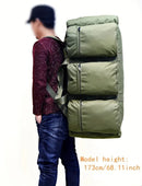 Military Duffel Backpack 80L Outdoor Travel Bag-3