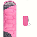 Rosy Four-Season Rectangular Sleeping Bag for Adults-2
