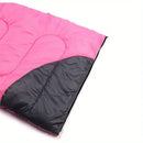 Rosy Four-Season Rectangular Sleeping Bag for Adults-4