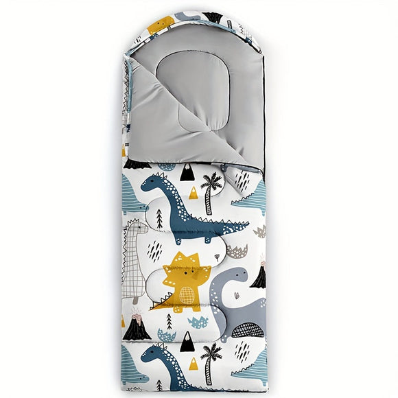 Dinosaur Camping Sleeping Bag Lightweight Warm Quilt