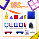 Hundred And Two Pieces Magnetic Tiles Building Set-2