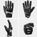 Breathable Mesh Motorcycle Gloves Touchscreen with TPR Palm Pad Hard Knuckle-White-XLarge-6