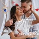 18K Rose Gold Necklaces for Women, 927 Sterling Silver Gifts for Mothers Day, Jewelry for Wife Mom Her Girlfriend, Birthstone Diamond Necklace for Birthday Anniversary, Heart Pendant Jewelry-SEP-2