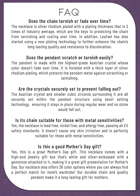 Infinity Love Heart Necklace, Birthstone Necklace for Women, Jewelry for Women with Healing Crystals, Allergy Free Pendant Necklace-13b-Protection-Jet Black