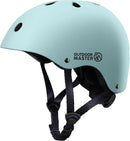 OutdoorMaster Youth & Kids Bike Helmet - Adjustable Multi-Sports Skateboard Helmet with Removable Liners for Balance Bike, Toddler Scooter, One Wheel Hoverboard-Mint Green-Large-1
