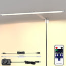 Picture Light for Wall Plug in 24inch, Dimmable LED Art Photo Light with Remote, 3000K Warm White Wall Lights with On/Off Switch Display for Picture, Gallery, Painting, Frame (Silver)-1