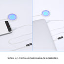 RGB Single LED Kitchen Under Cabinet Puck Light,Color Changing LED Under Cabinet Lights Kit,Aluminum Slim Multi Color Wired Display Cupboard Light for Kitchen 2 PCS-6