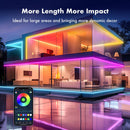 16.4FT Led Neon Rope Lights with APP/Remote Control, Flexible DIY Design, Music Sync Neon Lights for Wall Decor, Outdoor IP67 Waterproof, RGB LED Strip Lights for Bedroom, Living, Gaming, Party-5