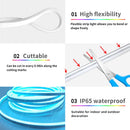 16.4FT Led Neon Rope Lights with APP/Remote Control, Flexible DIY Design, Music Sync Neon Lights for Wall Decor, Outdoor IP67 Waterproof, RGB LED Strip Lights for Bedroom, Living, Gaming, Party-8