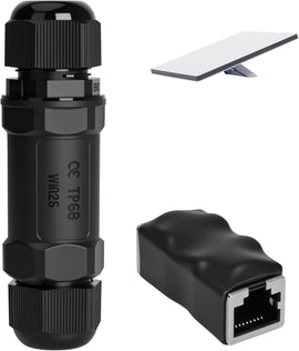 Starlink Ethernet  Connector,RJ45 Coupler, Ethernet Female to Female Extender with Lightning Protection and IP68 Waterproof,CAT8/CAT7/CAT6/CAT5E Cables
