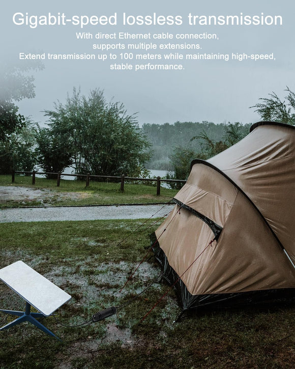 Starlink Ethernet  Connector,RJ45 Coupler, Ethernet Female to Female Extender with Lightning Protection and IP68 Waterproof,CAT8/CAT7/CAT6/CAT5E Cables