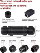 Starlink Ethernet  Connector,RJ45 Coupler, Ethernet Female to Female Extender with Lightning Protection and IP68 Waterproof,CAT8/CAT7/CAT6/CAT5E Cables-7