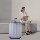 Flightmode Travel Suitcase Medium- Silver-7