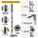Mershine Vacuum Stand for Dyson V16 G5 V15 V11 V10 V8 V7 V6, Carbon Steel Cordless Vacuum Holder-5