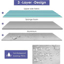 200 X 200 Cm Large Waterproof Sandproof Picnic Blanket, 3 Layer Beach Blanket With Carry Handle, Outdoor Picnic Mat-3