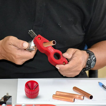 Universal Pipe Deburrer Deburring Rust Brush Deburring Tool Interior And Exterior Multi-Layer Deburrer For Plumbing - 0