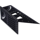 3D Aluminum Alloy Carpenter Square, 90 To 45 Degree Professional Angle Ruler, Woodworking Measuring Ruler Suitable For-1