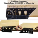 3D Aluminum Alloy Carpenter Square, 90 To 45 Degree Professional Angle Ruler, Woodworking Measuring Ruler Suitable For-4