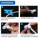 12 pcs RO Water Filter Accessories Nozzle Fitting 1/4 Inch 90 Degree Right Angle Fast Docking For Connecting Water Pipe-4