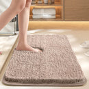 Ultra-soft and absorbent bathroom mat | 3.5cm thick, antibacterial and non-slip TPR material, machine washable, quick-drying, suitable for showers, bathtubs and entryways (brown,19.69*31.5in)-1