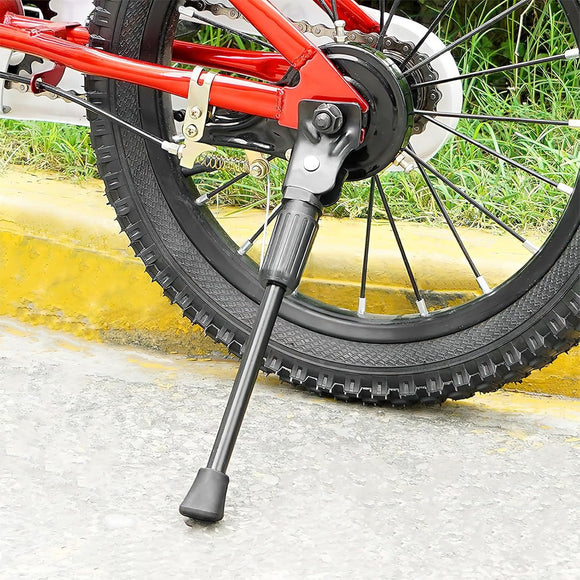 14 Inch - Bicycle Stand for Children's Bikes - MTB Kickstand - Single Bicycle Stand - Bicycle Accessories for Children - Bicycle Stand - Side Stand for Bicycles - Bicycle, E-Bike, City Bike & Mountain Bike - Pink - Easy to Install