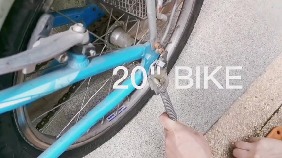 12 Inch - Bicycle Stand for Children's Bikes - MTB Kickstand - Single Bicycle Stand - Bicycle Accessories for Children - Bicycle Stand - Side Stand for Bicycles - Bicycle, E-Bike, City Bike & Mountain Bike - Black - Easy to Install