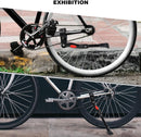 Single Adjustable Bicycle Kickstand - Suitable for 22'' to 17'' - Single Bicycle Stand - Side Stand - Aluminum Stainless Steel - Sturdy Wide Base - Easy to Install - Universal - Black - Bicycle, E-Bike, City Bike & Mountain Bike - With Hex Wrench-3