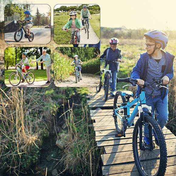 Kids' bike stand - 18" - bicycle stand - mountain bike stand - adjustable - easy to install - single-sided stand - kids' bike stand - black