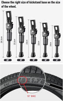 Kids' bike stand - 18" - bicycle stand - mountain bike stand - adjustable - easy to install - single-sided stand - kids' bike stand - black-5