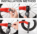 Kids' bike stand - 18" - bicycle stand - mountain bike stand - adjustable - easy to install - single-sided stand - kids' bike stand - black-6