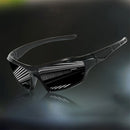 Polarized Sports Sunglasses for Men, Wrap Around UV Protection for Cycling, Fishing Driving Outdoor Activities, Windproof Mountaineering Skiing Goggles Black-2