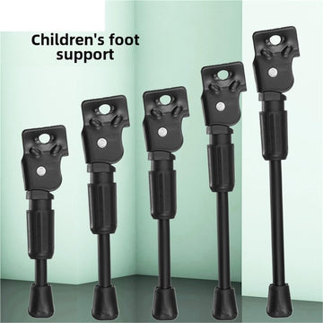 Universal Bicycle Stand - Side Stand - Adjustable - MTB - City Bike - Granny Bike - E-Bike - Racing Bike - Bicycle Accessories - Single Stand - Bicycle Support - 12 Inch - Black - 1 Piece - 0