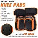 Work Knee Pads Soft Gel and Foam Padding with Anti Slip Straps-4