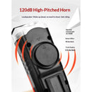Bike Horn Headlight Solar/USB Dual Charging Bike Horn Light High Brightness Bike Headlight Waterproof Bike Horn Light Ideal for Mountain and Road Night Riding Essential Gear for Night Cycling-3