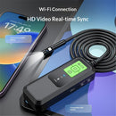 Endoscope Camera with Light: Dual-Lens Inspection Borescope Camera for Sewer - 16.4ft Waterproof Industrial Endoscope - Flexible Snake Bore Scope for Plumbing Automotive-2
