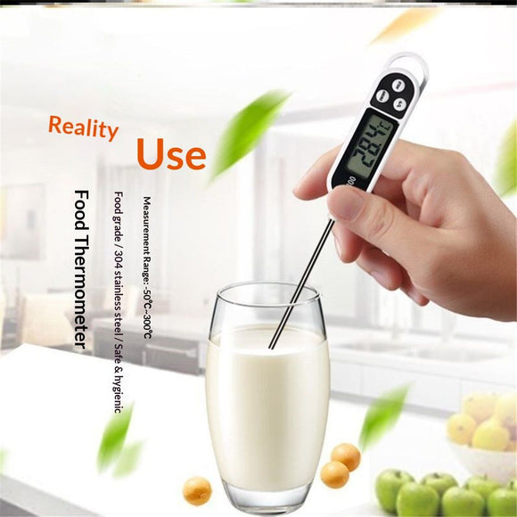 TP300 Digital Meat Thermometer for Cooking Food, Kitchen Needs, Smoker Oven BBQ Grill, Candy, Drinks, Instant Read,  2pcs