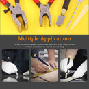 Premium Glass Running Breaking Pliers and Class Cutter Kit, Heavy Duty Glass Cutting Tool with Rubber Tip, Work Great for Stained Glass, Mosaics, Fusing, Breaking-2