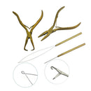 Professional Hair Extension Tools Kit, Hair Extensions Remover Pliers, Micro Links Beads Hair Pulling Hook & Microbead Ring Loop Tool Stainless Steel Hair Supplies Packed in Soft Case-2