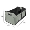 Car Trunk Organizer, Car Storage Organizer with 70L Large Capacity Waterproof Collapsible and 10 Pockets, Oxford,Trunk Organizer for Car （Grey）-5