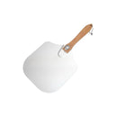 Removable Pizza Shovel With Foldable Wooden Handle For Easy Storage Spatula Paddle For Baking(Flat handle)-1