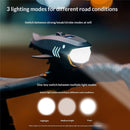 Bike Horn with Light,120dB Electric Bicycle Bell & Rechargeable Headlight, IPX4 Waterproof Kids Bike Accessories for Boys/Girls, Scooters-2