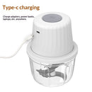 Mini Food Processor Cordless Set with Multiple 3*(350ml+250ml+100ml) Bowls＆ 6+3+2 Blades, Small Garlic Chopper Mincer, USB Rechargeable Battery Vegetable Chopper,Wireless Electric Meat Blender Grinder-3