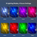 8PCS Wireless LED Lights for Car with Remote Control, Halloween Wireless LED Strobe Lights 7 Colors USB Anti-Collision Warning Light for Car Interior Truck Drone Aircraft Bike-2