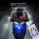 8PCS Wireless LED Lights for Car with Remote Control, Halloween Wireless LED Strobe Lights 7 Colors USB Anti-Collision Warning Light for Car Interior Truck Drone Aircraft Bike-5