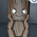 3D Printed Mini Succulent-Friendly Flower Pots, Brown-2