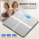 396-pound Weight Scale, Electronic Scale, Bathroom Scale, Personal Scale, High-precision Weight Scale, With LCD High-definition Display And Temperature Display (switchable KG/LB Units) Large Platform, Durable And Safe, Suitable For Various Scenarios-1