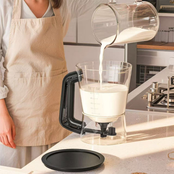 Cake Batter Dispenser Measuring Cup Baking Tool - black