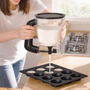 Cake Batter Dispenser Measuring Cup Baking Tool - black-5