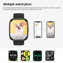 Green Unisex Health Monitoring Smart Watch with Call Function-10